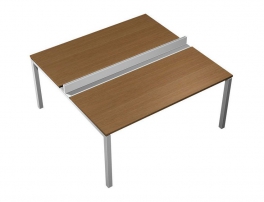 Profiquadro КВ 0135 Орех ногаро/белый премиум Profiquadro КВ 0135 Орех ногаро/белый премиум Рабочая станция с Prosystem