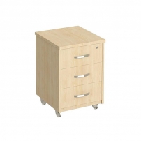 Riva А.ТМ-3 Клен Riva А.ТМ-3 Клен Тумба подкатная (3 ящика, с замком)