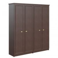 RHC 180.1 Венге Шкаф высокий 2-х секционный с глухими дверьми