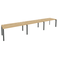 ONIX O.MP-RS-3.4.8 Тиквуд Светлый/Антрацит Рабочая станция на П-образном м/к