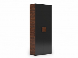 KYU KY 1215U TA17A/TA14B Эбони Черная эмаль Шкаф двухдверный