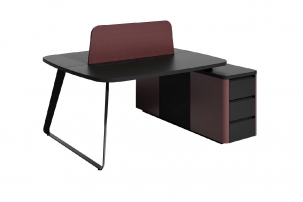 DRV122.G3388 Рабочая станция на 2 места с опорной тумбой