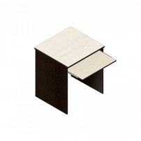 Р.СК-7  Венге/дуб молочный Стол компьютерный