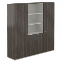 Atlas NZ-0303+NZ-0341+NZ-0303.BT.BT Бренсон Трюфель Шкаф высокий тройной с отделением для одежды