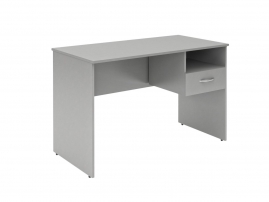 (S-1200) R с правой подвесной тумбой Серый Стол письменный