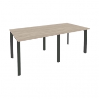 ONIX O.MP-PRG-2.1 Дуб Аттик/Антрацит Стол переговорный (2 столешницы)