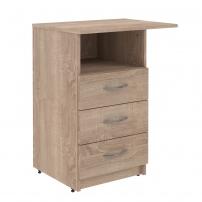 SC-3D.2 L (Дуб сонома светлый) Тумба приставная левая