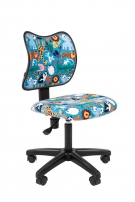 CHAIRMAN ТИН (Kids) 102 черный пластик Зоопарк Детское кресло