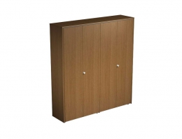 Profiquadro КВ 359 Орех ногаро/белый премиум Шкаф для документов закрытый