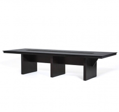LAGO 105 1103 FE/SC BLACK Дуб Ферро Черный Стол для переговоров 348