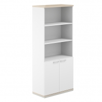 AG.220.WH.AR.WH AG.220.WH.AR.WH Шкаф 5 ур. 800х400х1833 полуоткрытый