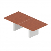 AN-240 Орех тангенциальный/белый Конференц-стол