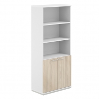 AG.220.WH.WH.AR AG.220.WH.WH.AR Шкаф 5 ур. 800х400х1833 полуоткрытый