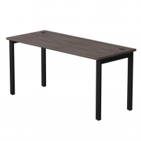 Everprof EVO 254S008 Дуб Пасадена Черный Everprof EVO 254S008 Дуб Пасадена Черный Стол прямой на металлокаркасе, опоры 90 гр