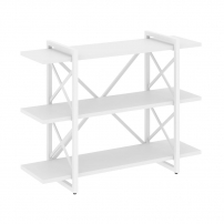 LOFT VR.L-MST.O-3.8V Металл белый Белый Бриллиант LOFT VR.L-MST.O-3.8V Металл белый Белый Бриллиант Стеллаж на регулируемых опорах - 3 полки
