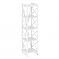 LOFT VR.L-MST.O-5.4 Металл белый Белый Бриллиант LOFT VR.L-MST.O-5.4 Металл белый Белый Бриллиант Стеллаж на регулируемых опорах - 5 полок