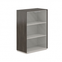 Atlas NZ-0325.BT.GL Бренсон Трюфель Шкаф средний со стеклом