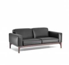 FIOTTO 2 Dakota black Dollaro black tobacco Диван 2-местный