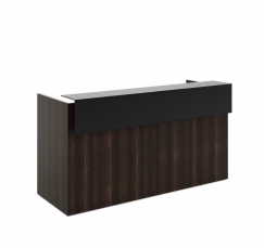 Factory Cotto L208 стекло 200 Дуб жженый Черный Стойка ресепшен