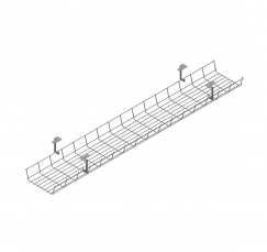 SKZ-0140(SL) chrome Кабель-канал для бенча