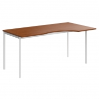 IMAGO-S CA-1S(L/R) орех французский белый полуматовый Стол эргономичный