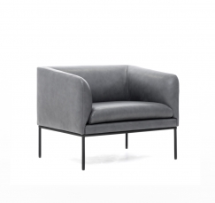 LIRO 1 Montana Ferro m8380713 LIRO кресло, кожа серая