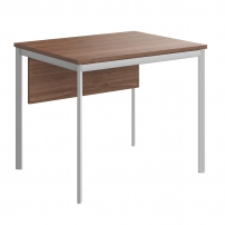 IMAGO-S СП-1SD ясень шимо алюминий IMAGO-S СП-1SD ясень шимо алюминий Стол прямой