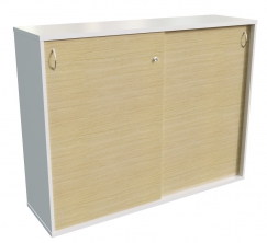 Reception Steel 11321 Дуб светлый Шкаф-купе 100 с замком и топом