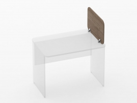 Glassy 5.14.06 Дуб Верцаска Экран разделительный прямой