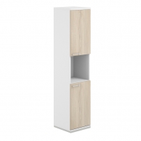 AG.219.WH.WH.AR.WH.R AG.219.WH.WH.AR.WH.R Шкаф 5 ур. 400х400х1833 с нишей