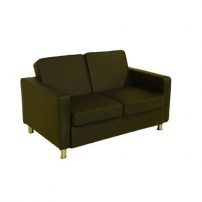 Спартак 2Д Зеленая рогожка Диван двухместный