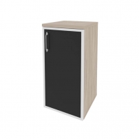 ONIX O.SU-3.2R(R) black Дуб Аттик Шкаф низкий узкий правый