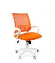 Chairman 696 white оранжевый Кресло оператора