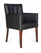 Тулуза 1 Красное/Вишня Кресло на четырех опорах