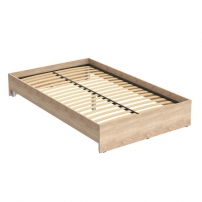 KBW 2012 Дуб сонома светлый Кровать без изголовья