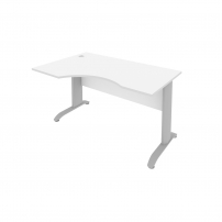 Riva ПЛ.СА-2 Л Белый Стол криволинейный левый