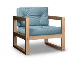 одноместный DEmoku Д-1 бежевый-натуральный Диван