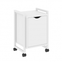 LOFT VR.L-T2.K Металл белый Белый Бриллиант LOFT VR.L-T2.K Металл белый Белый Бриллиант Тумба на колесных опорах с распашным фасадом