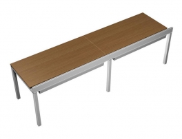 Profiquadro КВ 0108-2 Орех ногаро/белый премиум Profiquadro КВ 0108-2 Орех ногаро/белый премиум Рабочая станция с Prosystem