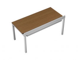 Profiquadro КВ 0109 Орех ногаро/белый премиум Profiquadro КВ 0109 Орех ногаро/белый премиум Стол рабочий с Prosystem