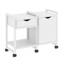 LOFT VR.L-TN-3.K Металл белый Белый Бриллиант LOFT VR.L-TN-3.K Металл белый Белый Бриллиант Тумба на колесных опорах наборная. Вариант №3