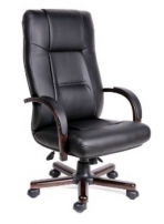 BONN A LAGUNA кожа Бежевая-дерево Орех Тай Кресло руководителя