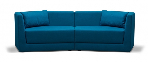 Элемент 01 Сапфировый Элемент 01 Сапфировый Диван модульный с одноярусной спинкой