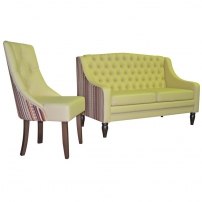 Демид с утяжками 1К Зеленый Кресло