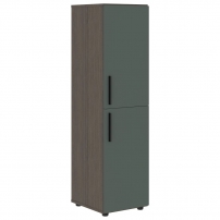 VELION VMCS 40.4 R Нефрит Дуб Сильвер VELION VMCS 40.4 R Нефрит Дуб Сильвер Шкаф-колонка с двумя глухими малыми дверьми (правый)