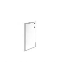 YALTA LT-S3R Л white Дверь стекло в раме Lacobel