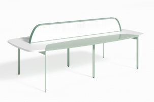 HM183892.W Бенч с зелеными вставками и экраном