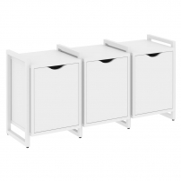 LOFT VR.L-TN-5.O Металл белый Белый Бриллиант LOFT VR.L-TN-5.O Металл белый Белый Бриллиант Тумба на регулируемых опорах наборная. Вариант №5