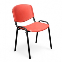 ZP_UP_EChair Rio ИЗО чёрн пластик красный 573679 Стул