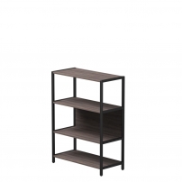 Everprof EVO 254Н010 Дуб Пасадена Черный Everprof EVO 254Н010 Дуб Пасадена Черный Стеллаж металлический средний